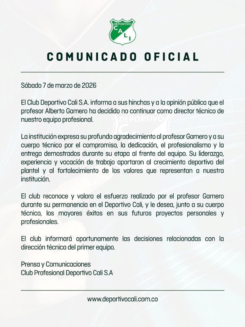 Gamero Renuncia