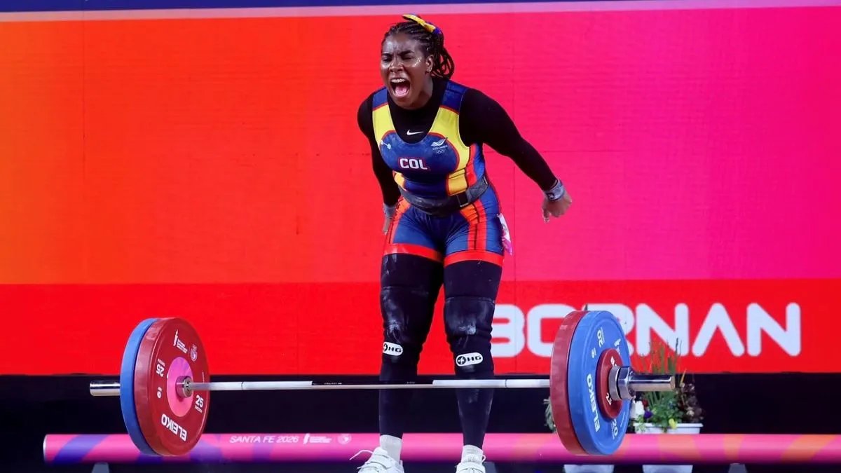 Colombia sigue sumando  oros en los Juegos Suramericanos Santa Fe 2026. Campeones en Levantamiento de pesas.