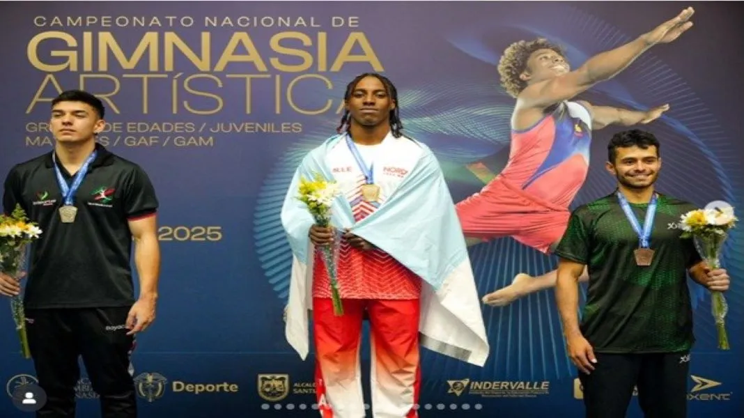 Indervalle: Juan Larrahondo, gimnasta,  clasificó a la Copa Mundial de Gimnasia Artística en Indonesia