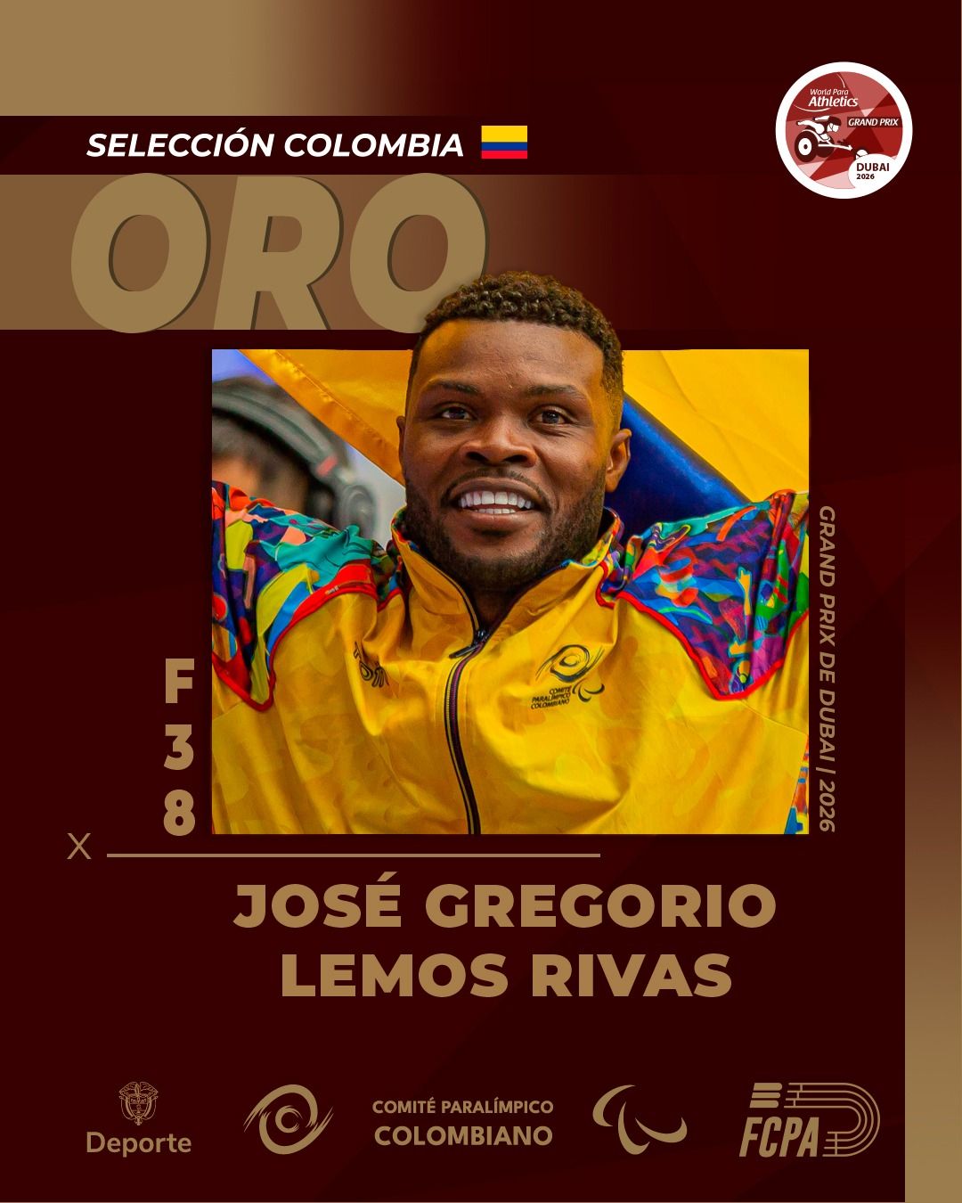 Paralimpico Jose Gregorio Rivas