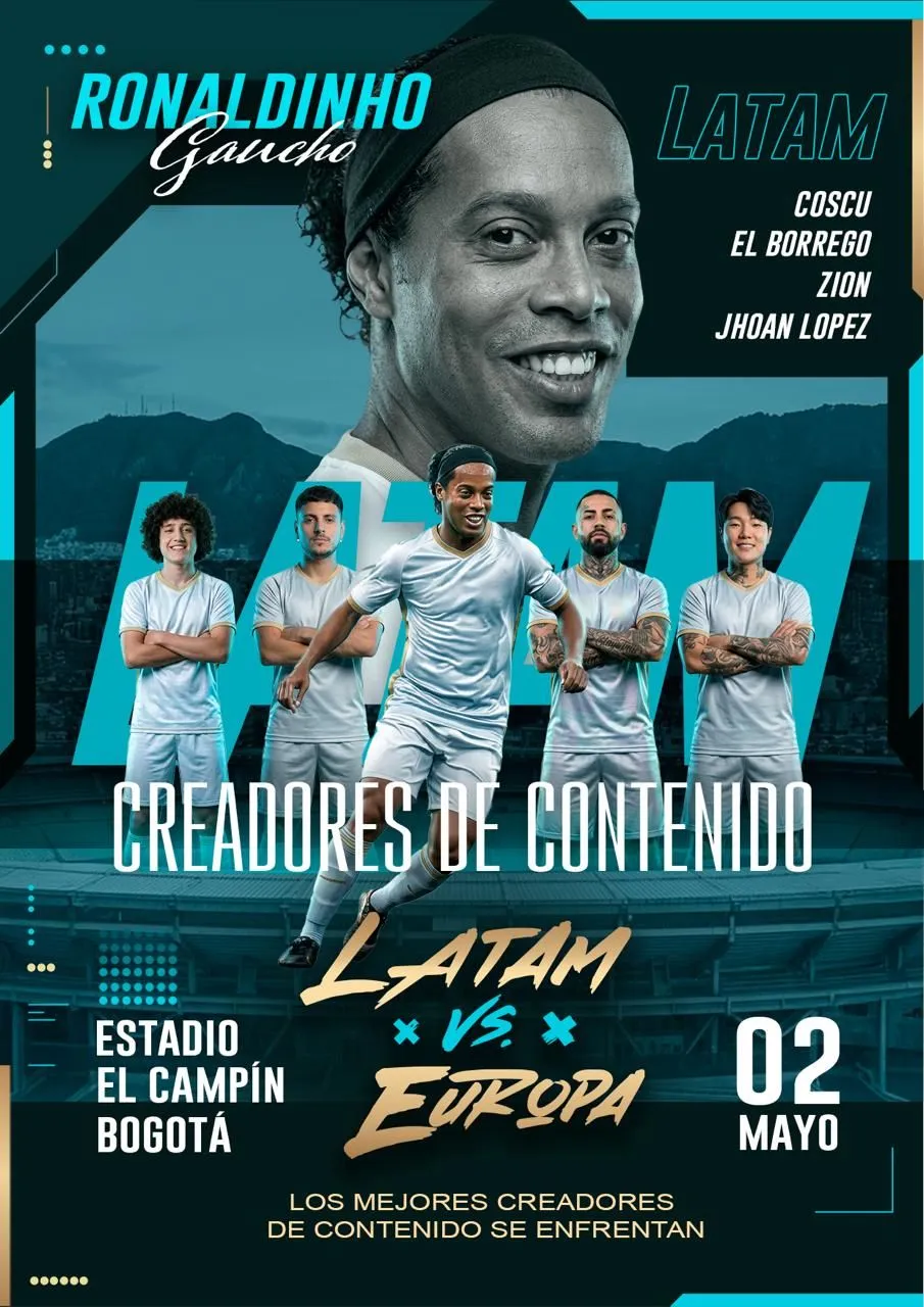 Ronaldinho en Bogotá