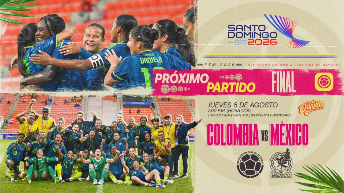 Colombia femenina finalista en centroamericanos; DIM ganó de visita, Millos de local; Liga femenina; Perú 2do rival de Colombia en fecha FIFA.