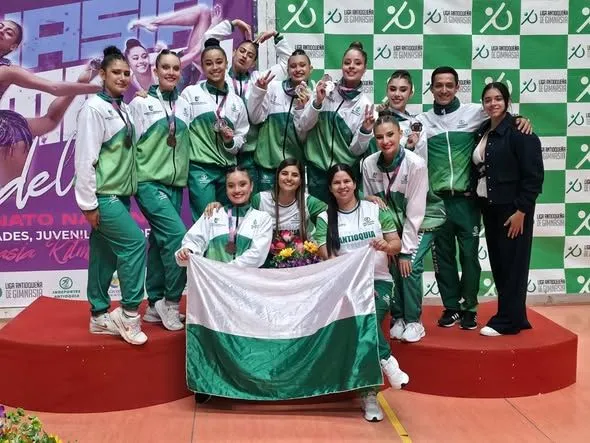 Indeportes: Antioquia en gimnasia rítmica, asegura tiquetes internacionales para 2026.