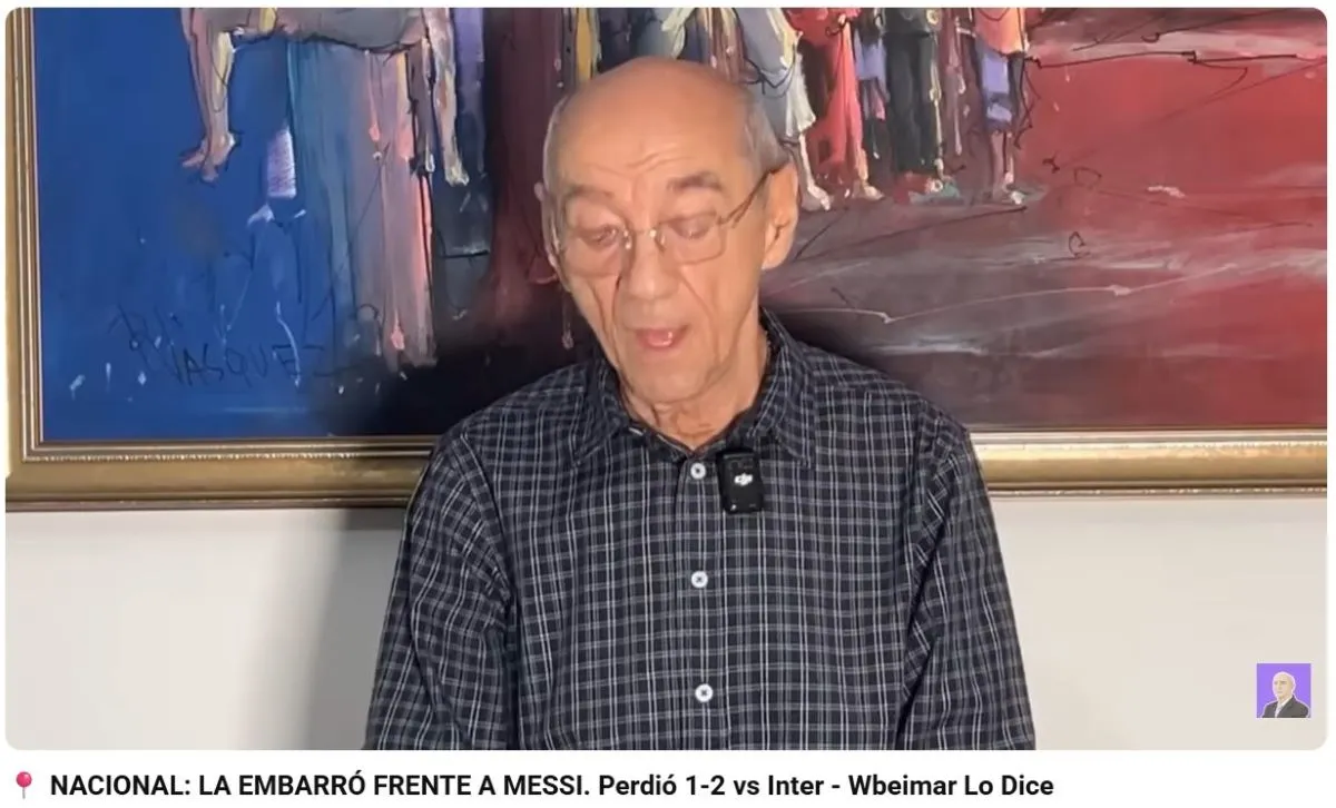 ¿A quien se le ocurrió, cambiar la oportunidad de hacer historia por la vitrina? Wbeimar lo dice.