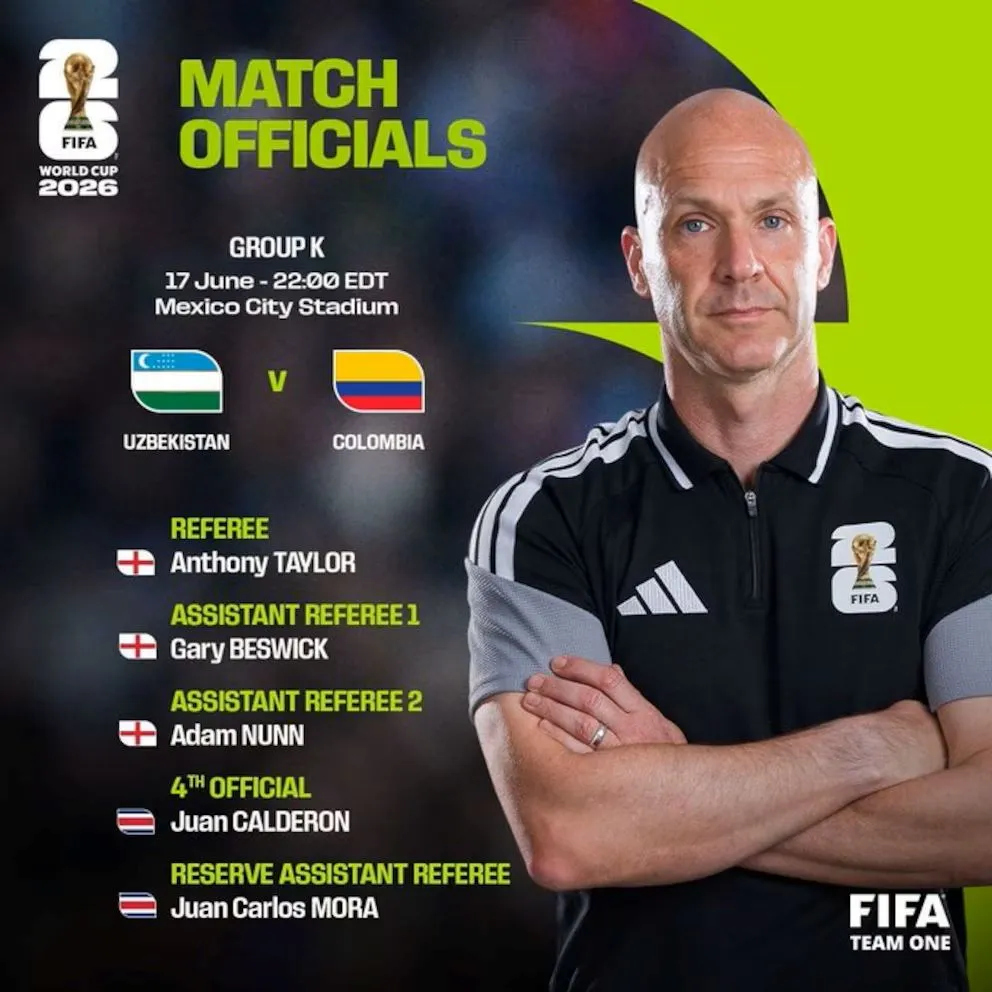 Mundial; Taylor árbitro inglés para debut de Colombia; Bacca sale de Junior y Fermani de Nacional