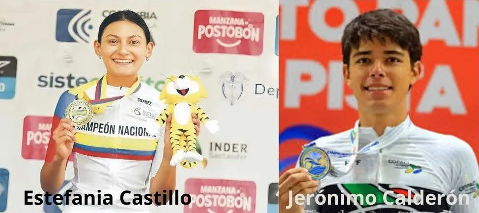 Ciclismo: Victoria de Estefanía Castillo y Jerónimo Calderón, campeones en CRI Juvenil Nacional Sub-23