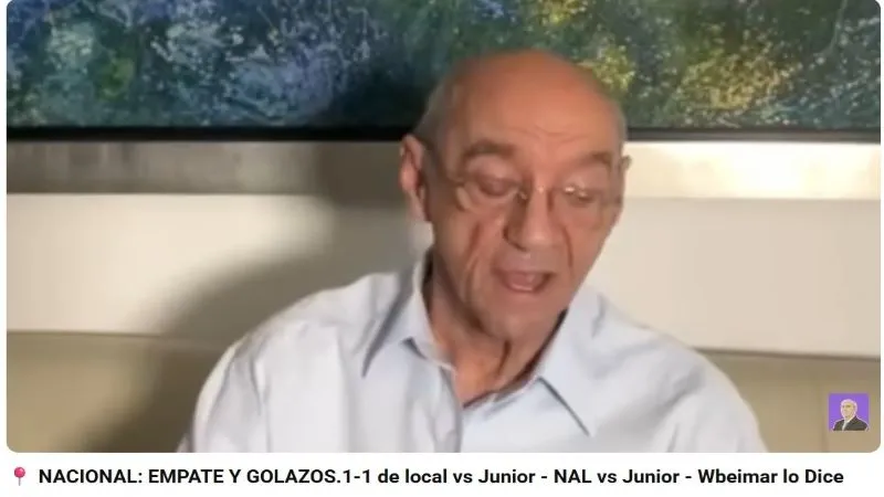"No pudo Nacional" Wbeimar lo dice.