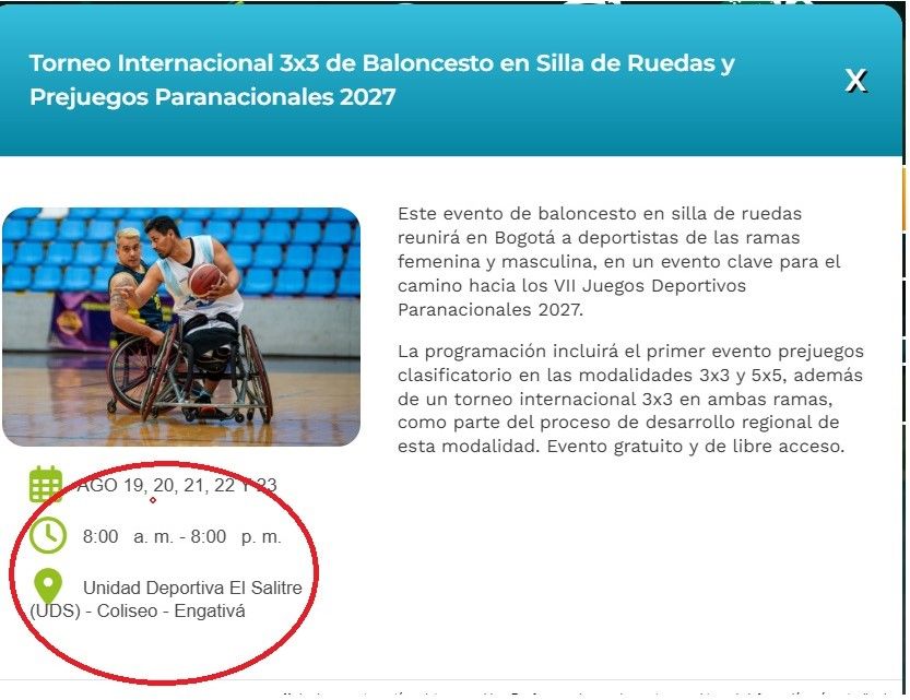 Idrd Baloncesto Silla De Ruedas