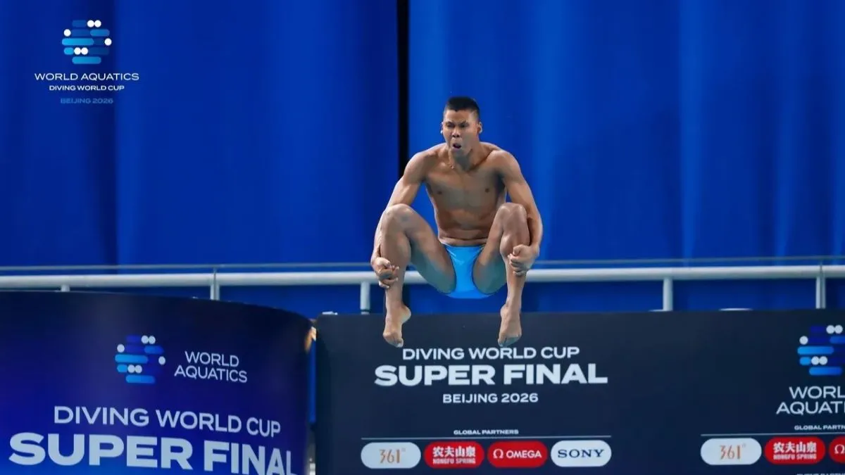 FECNA Clavados: Luis Felipe Uribe fue semifinalista en Copa Mundo Beijing (China).