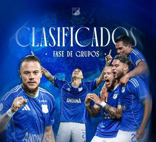 Suramericana: Millos clasifica, hoy América-Bucaramanga, Libertadores: Tolima cae 1x0 en Chile; Selección femenina gana 1x0 a Argentina.