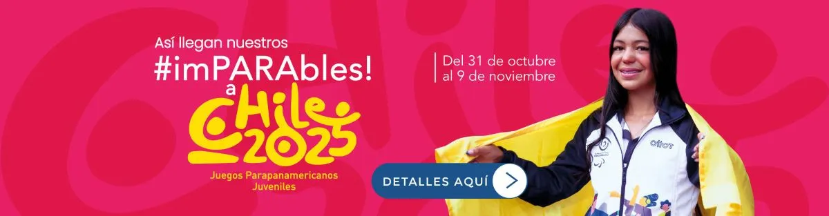 VI Juegos parapanamericanos Chile; cierre de la convención de la OMB en Bogotá, finales de juegos intercolegiados.
