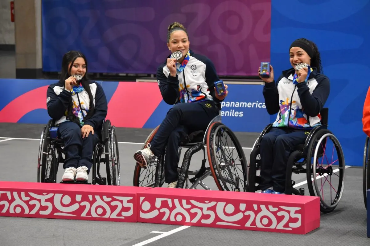 Parapanamericanos: Colombia histórica presea de plata en Baloncesto en silla de ruedas 3×3 femenino.