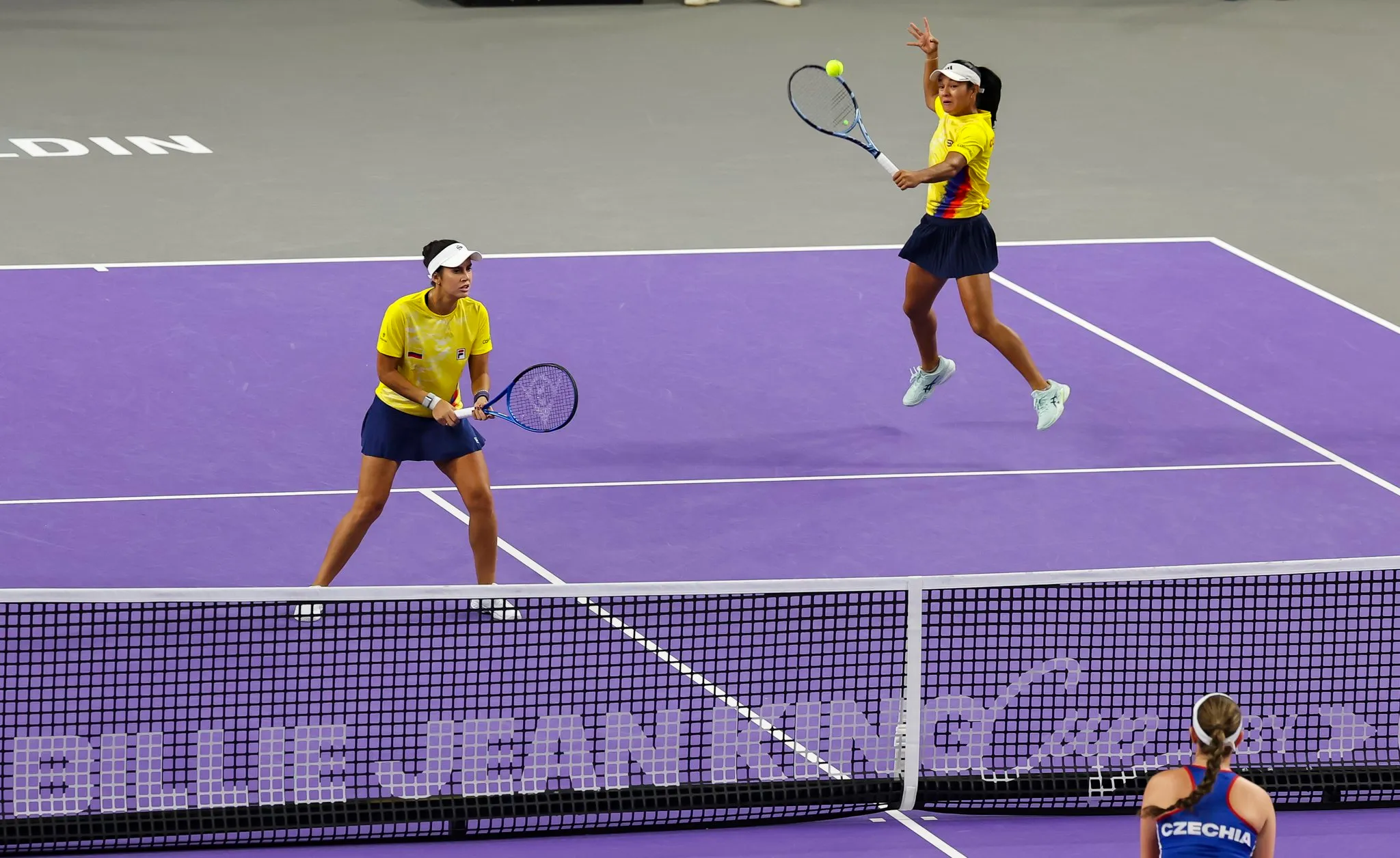 Triple derrota ante República Checa: Colombia debuta en el playoff de la Billie Jean King Cup