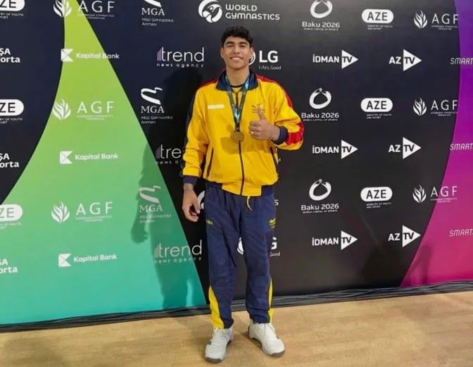  Ángel Barajas suma ocho medallas en el circuito de Copas del Mundo de gimnasia