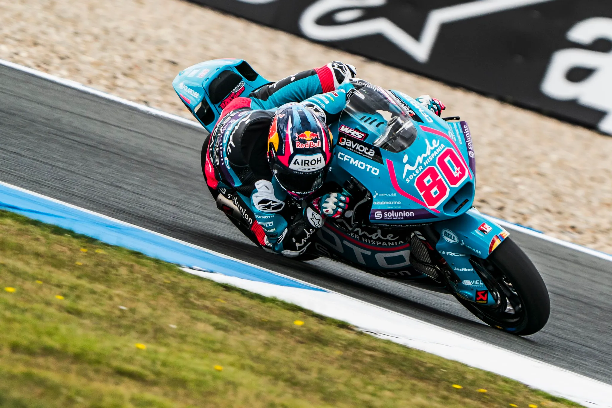 Gran segundo puesto de David Alonso en el Gran Premio de Australia de Moto 2