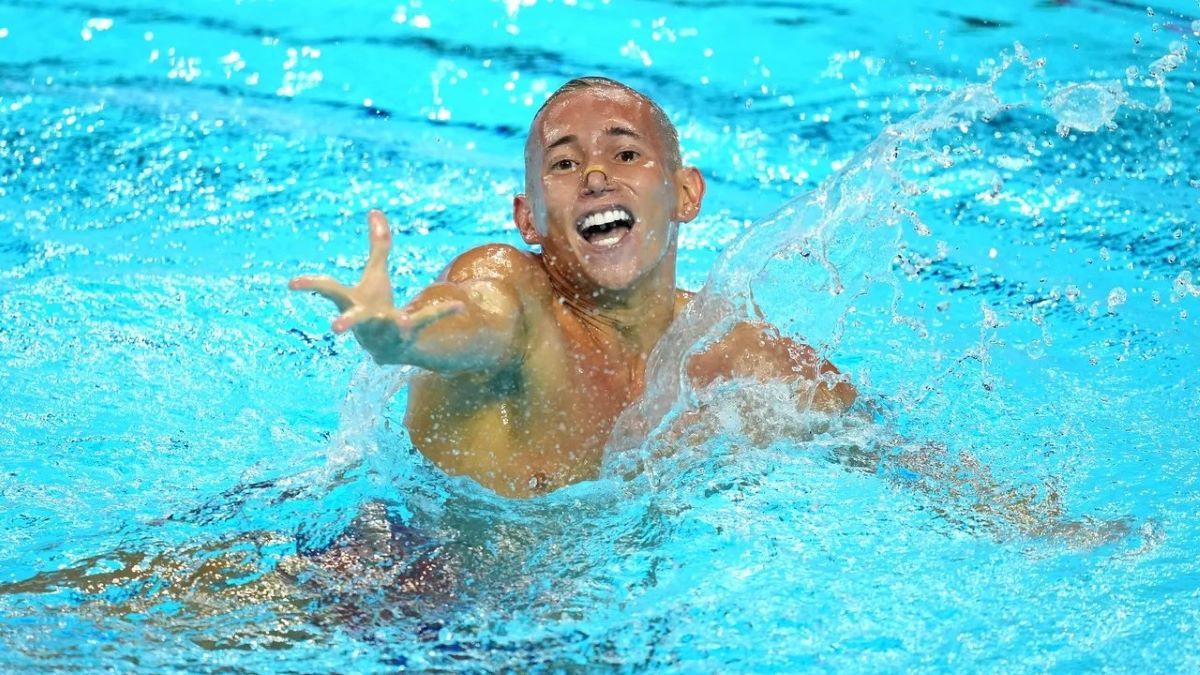 Fecna Gustavo Sanchez Natacion Artistica Mundial De Deportes Acuaticos En Singapur 2025. Foto World Aquatics