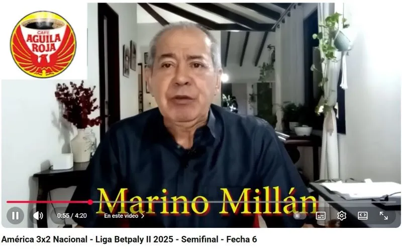 ¡América vs Nacional, buen partido! Marino Millán