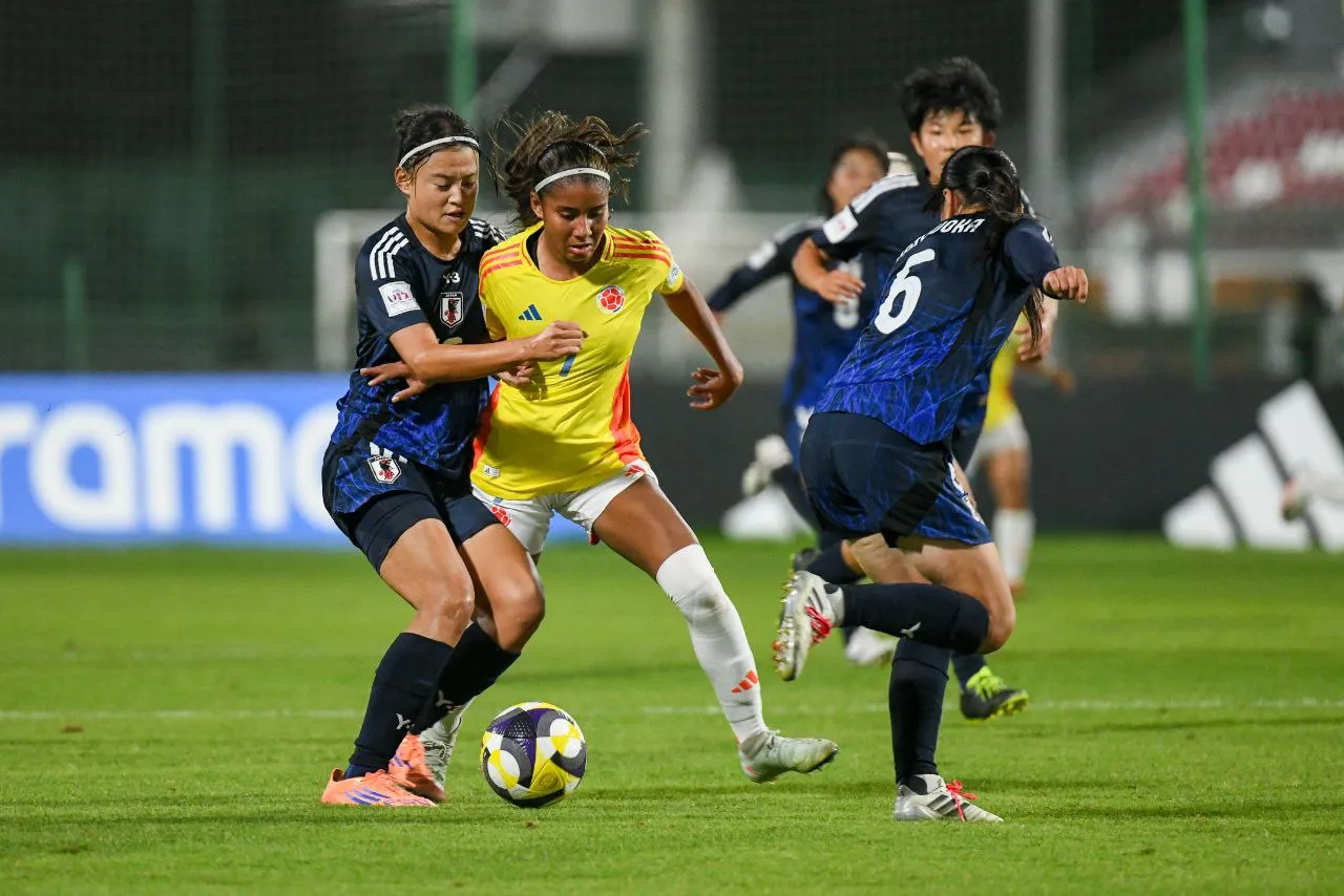 Adiós adiós: Japón le pasa por encima a Colombia en el Mundial sub 17 femenino