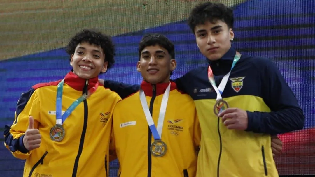 Campeonato Sudamericano de Gimnasia Artística: Colombia  dos oros, una plata y un bronce.