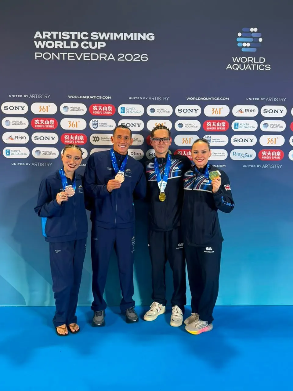 Bronce en parada Mundial de natación artística; Plata en Squash; Nacional Sub23 y Mayores de Levantamiento de Pesas; Vuelta de la Juventud 2026