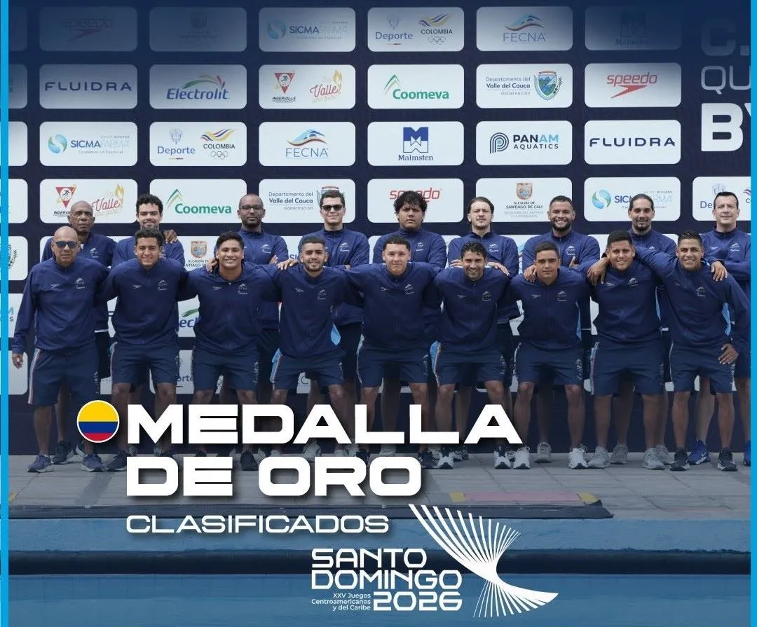 Polo acuático: Colombia clasifica sus dos equipos a centroamericanos y del caribe