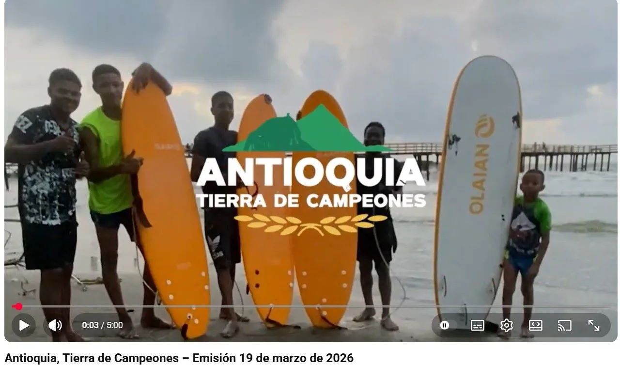 [Video] Indeportes: Antioquia Tierra de campeones, Jazmín Álvarez, Primera Válida Nacional de Surf en Cartagena
