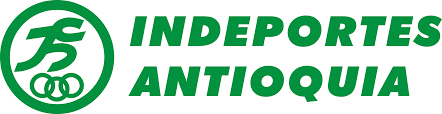 Indeportes Antioquia Logo Horizontal