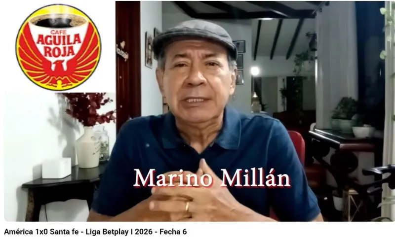 América 1 vs Santa Fe 0, partido, muy pero muy bueno: Marino Millán
