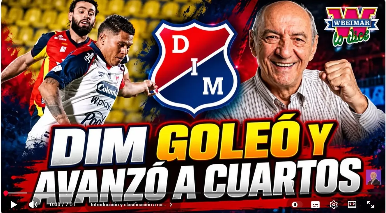 ¡En el DIM, Quintero reparte los dulces! Wbeimar lo dice.