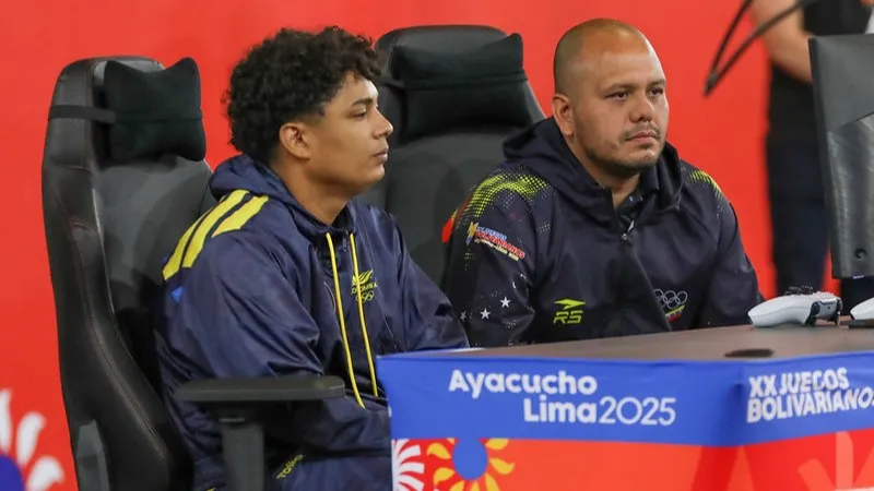 Con Ángel García en eFootball, Colombia debutó en los Bolivarianos 2025