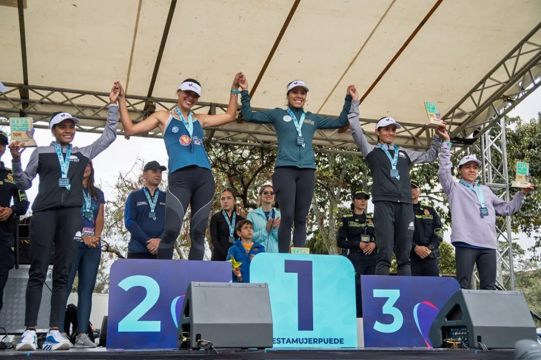 IDRD: Carrera de la mujer 2026, ganó Alejandra Sánchez (Valle), segunda la quindiana María Fernanda Montoya y tercera Angie Orjuela (Equipo Bogotá) 