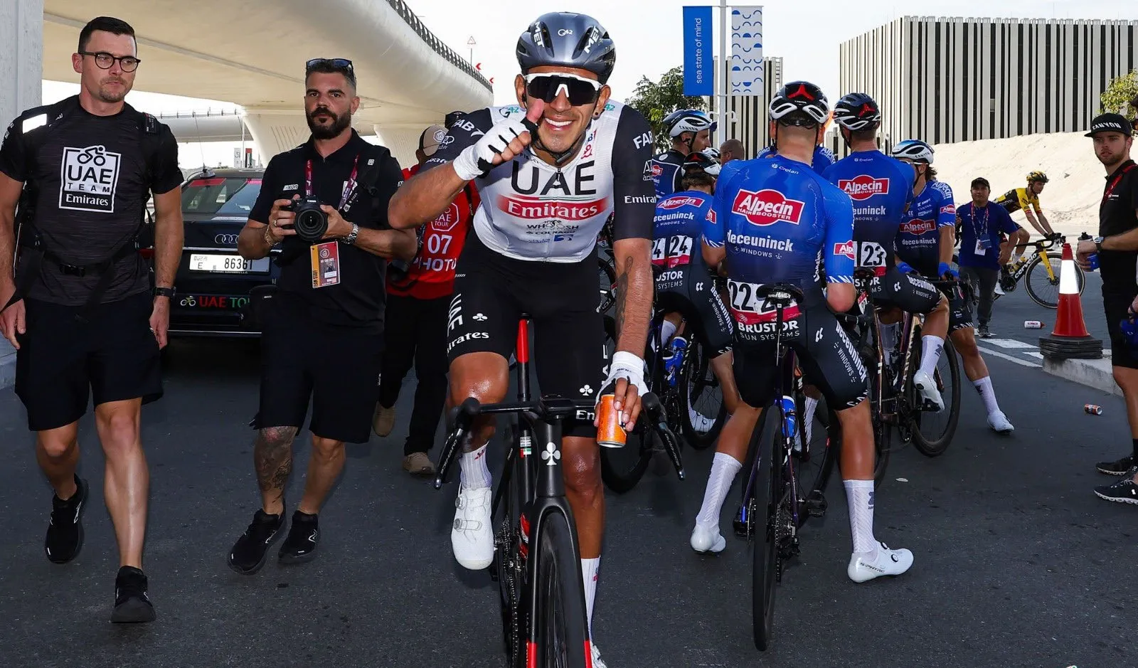 Tour Down Under: Juan Sebastián Molano pelea en el embalaje ganado por Andresen