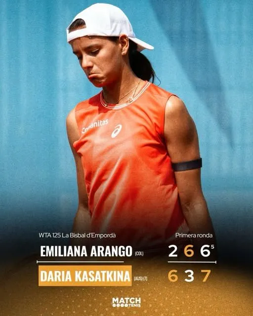 Tenis: Emiliana Arango  se despidió  del WTA 125 de La Bisbal d’Empordà en España