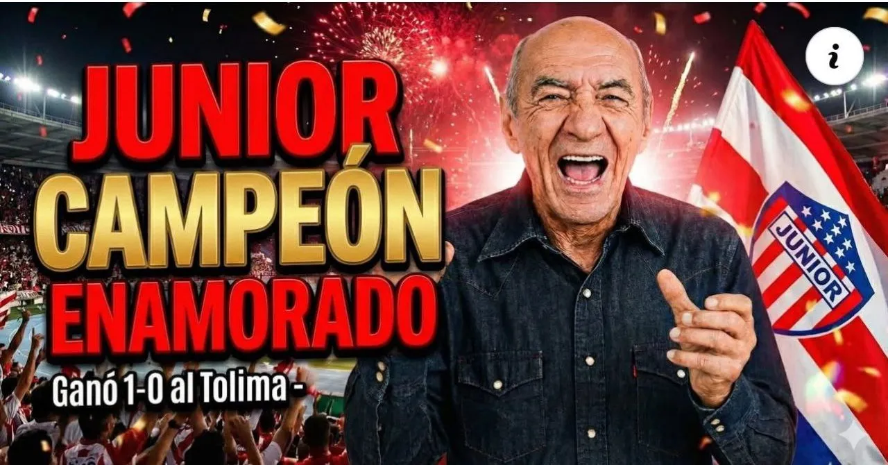 [Vídeo] Wbeimar lo dice | Junior campeón enamorado