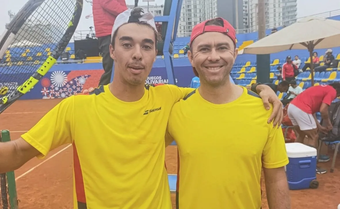 Bolivarianos 2025: en dobles masculino, Colombia suma su segundo oro en tenis