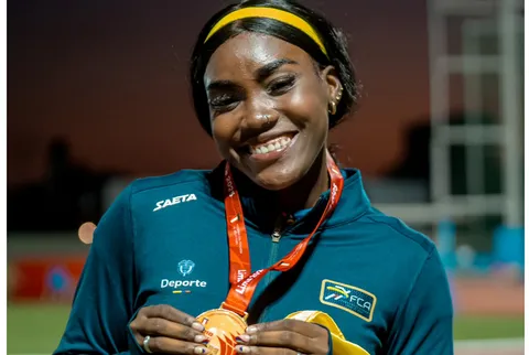 Oro para María Camila Maturana y cinco metales más para Colombia en el inicio del Sudamericano sub 20 de atletismo