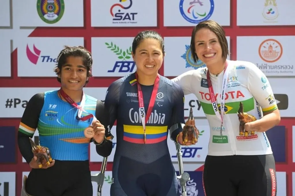Copa Mundo de Paracycling: Diana Carolina Munévar Flórez, ORO en la prueba de gran fondo de ruta en Tailandia
