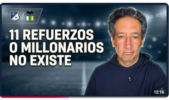 Semestre desastroso de Millonarios: Casale